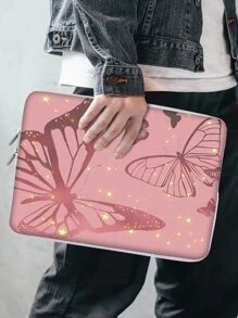13英寸蝴蝶圖案電腦包 - 彩色 - 查看 6
