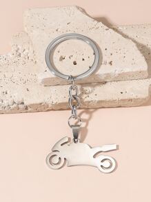 Móc khóa quyến rũ xe máy - Bạc - Xem 2