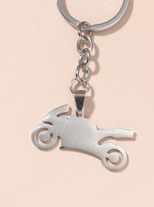 Móc khóa quyến rũ xe máy - Bạc - Xem 3