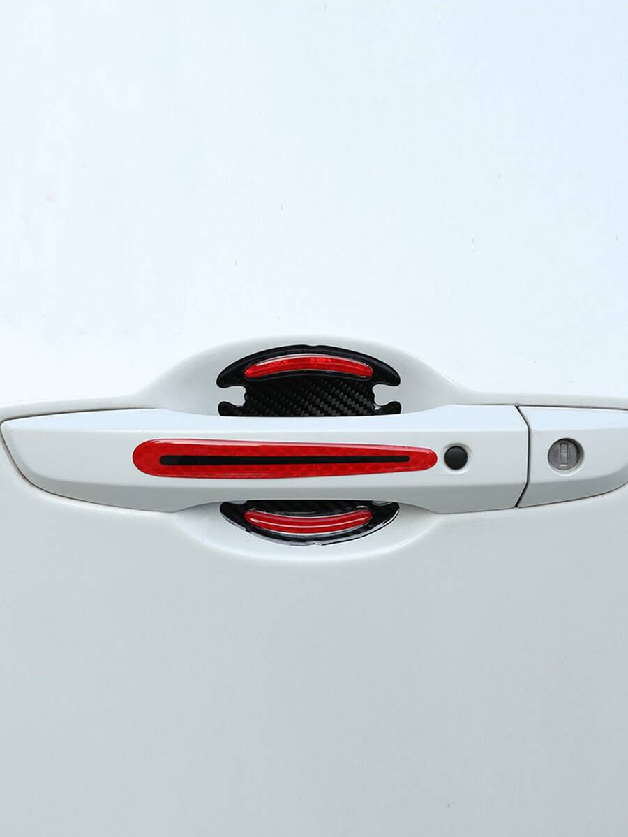 8張反光車門把手貼紙 - 紅色 - 查看 1