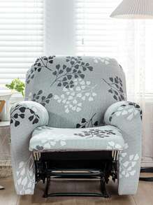 4入組葉子圖案彈性躺椅套 - 彩色 - 查看 3