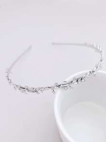 優雅1入女士葉子裝飾時尚髮箍，用於裝飾