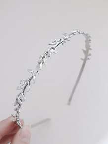 優雅1入女士葉子裝飾時尚髮箍，用於裝飾