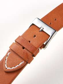 1 Dây đeo đồng hồ bằng da cổ điển màu nâu mềm mại Dây đeo đồng hồ Apple Tương thích với Apple Watch 38/40/41/42/45/49mm Tương thích với Dây đeo Apple Watch Ultra/Se/9/8/7/6/5/4/3/2 As Món Quà Cho Học Sinh Trở Lại Trường Học - màu nâu - Xem 2