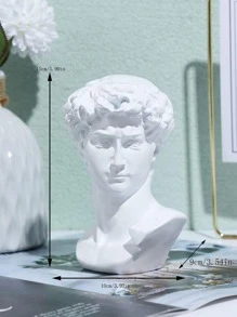 1 pieza Decoración figura - Blanco - Ver 5