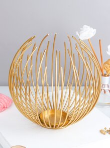 1 pièce Bougeoir en métal de mariage, décoration de cour extérieure, décoration de bureau, tasse à bougie d'aromathérapie, dîner aux chandelles, ambiance de la pièce, convient pour le mariage, les réunions de famille, les fêtes, les aveux, la décoration de table, les cadeaux