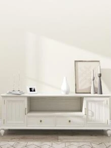 1 件纯色墙纸，40x200cm 自粘墙贴，用于家庭装饰，翻新贴纸剥离墙板，墙纸，壁纸，春季装饰品让您的家焕然一新，拉玛装饰贴纸 - 米色 - 查看 6