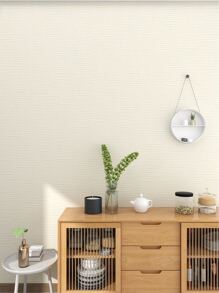 1 件纯色墙纸，40x200cm 自粘墙贴，用于家庭装饰，翻新贴纸剥离墙板，墙纸，壁纸，春季装饰品让您的家焕然一新，拉玛装饰贴纸 - 米色 - 查看 9