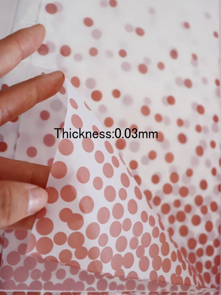 2pcs Polka Dot Pattern Disposable Table Cover & Table Runner, Rose Gold Table Decoration Cloth For Party - Multicolor - View 4