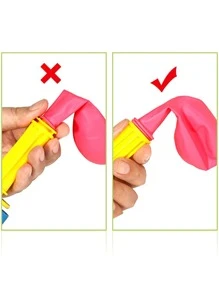 1入組隨機手動氣球泵 - 彩色 - 查看 3