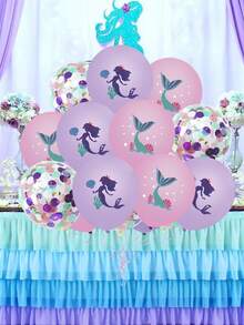 15 piezas sirena globo - Multicolor - Ver 2