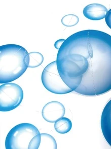 2/4 件 2 米透明美人鱼主题气泡膜花环 - 藍色 - 查看 2