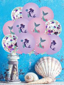 15 piezas sirena globo - Multicolor - Ver 5