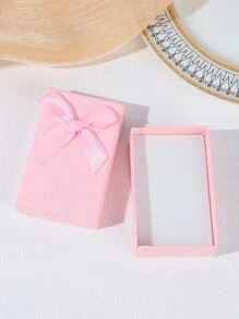 1入組蝴蝶結細節禮物盒 - 粉色 - 查看 4