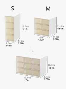 1入組多層文具收納盒 - 白色 - 查看 8