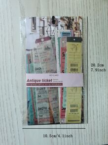 30 piezas Pegatina billete - Multicolor - Ver 6