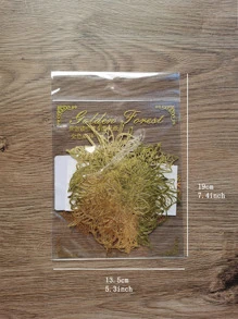 10pcs Leaf Design Decorative Craft Paper Back To School - Gold - View 5