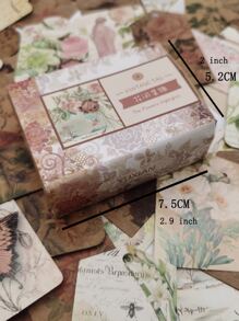 1box Floral Print Decorative Craft Paper - Multicolor - View 5