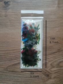 40入組/包復古花蝴蝶裝飾寵物貼紙植物手冊剪貼簿材料標籤日記計畫冊