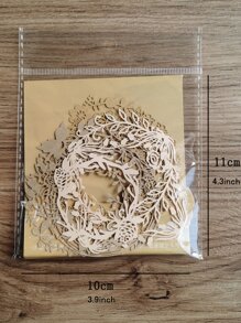 10 cái rỗng thiết kế hoa giấy thủ công trang trí - Nhiều màu - Xem 6