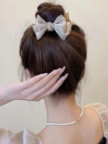 1入組女性蝴蝶結裝飾時尚頭髮適用於裝飾用品