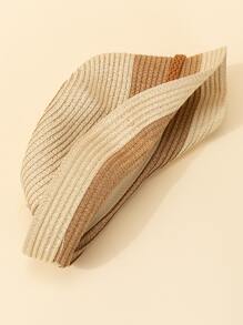 1 Mũ Rơm Boho Nam Hai Tông Màu, Dành Cho Du Lịch - Nhiều màu - Xem 3