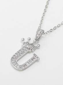 RINTOLER 字母墜飾項鍊 - 銀色 - 查看 2