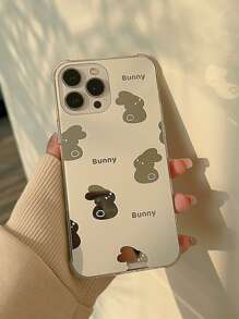 Ốp Điện Thoại In Hình Thỏ Tương Thích Với iPhone15/15Plus/15Pro/15Promax - Nhiều màu - Xem 3