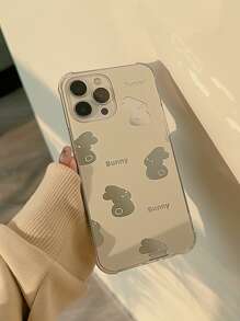 Ốp Điện Thoại In Hình Thỏ Tương Thích Với iPhone15/15Plus/15Pro/15Promax - Nhiều màu - Xem 4