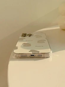 Ốp Điện Thoại In Hình Thỏ Tương Thích Với iPhone15/15Plus/15Pro/15Promax - Nhiều màu - Xem 5