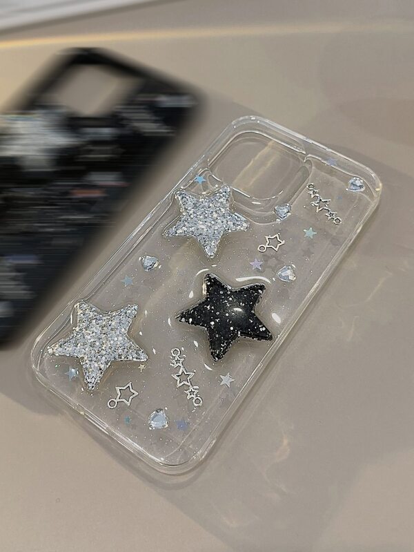 Star Decor Phone Case Compatible With iPhone15/15Plus/15Pro/15Promax