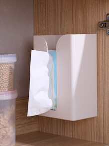 1入組ABS紙巾盒現代掛壁式紙巾盒套支架 - 白色 - 查看 9