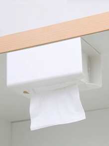 1入組ABS紙巾盒現代掛壁式紙巾盒套支架 - 白色 - 查看 4