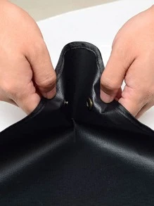 1 tấm lót thay thế đất PE, tấm lót rắn tối giản cho sân vườn - màu đen - Xem 5