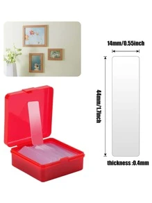 60 cái/bộ Băng PVC, Miếng dán chắc chắn có thể tái sử dụng hiện đại cho gia đình - Trong sáng - Xem 2