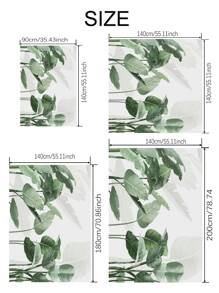 1 Khăn Trải Bàn Họa Tiết Lá, Hiện Đại Polyester Trang Trí Vải Trải Bàn Cho Bàn Ăn - Nhiều màu - Xem 2