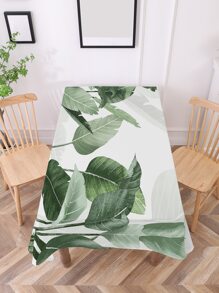 1 Khăn Trải Bàn Họa Tiết Lá, Hiện Đại Polyester Trang Trí Vải Trải Bàn Cho Bàn Ăn - Nhiều màu - Xem 3