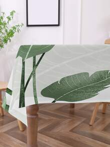 1 Khăn Trải Bàn Họa Tiết Lá, Hiện Đại Polyester Trang Trí Vải Trải Bàn Cho Bàn Ăn - Nhiều màu - Xem 4