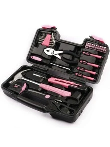 39pcs/set Iron Maintenance Tool, Modern Tool For Home - Pink - View 1