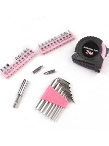 39pcs/set Iron Maintenance Tool, Modern Tool For Home - Pink - View 2