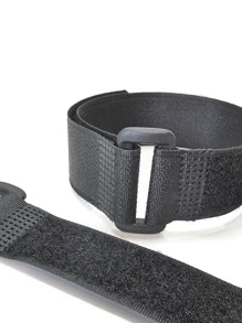 1/5 PCS New Solid Color Nylon Rope Belt Cargo Luggage Holder Fastener Straps with Self-adhesive Sticker for Motorcycle Car Camping Bags For Men and Women - Black - View 4