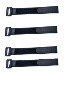 1/5 PCS New Solid Color Nylon Rope Belt Cargo Luggage Holder Fastener Straps with Self-adhesive Sticker for Motorcycle Car Camping Bags For Men and Women - Black - View 7