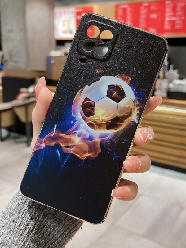 Funda de teléfono con estampado de fútbol/soccer