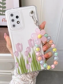 印花透明手機殼附帶繩子 - 彩色 - 查看 5