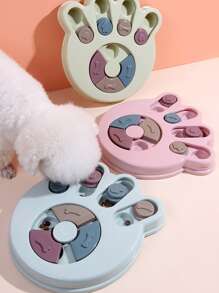 1pc Paw Design Random Pet Licking Food For Dog For Training - Mauve Purple - View 2