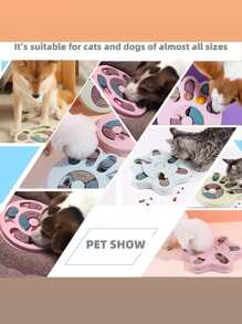 1pc Paw Design Random Pet Licking Food For Dog For Training - Mauve Purple - View 4