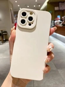 1个天使眼全包硅胶防震手机壳，兼容 11/12/13/14/15 Pro Max/16 Plus和Galaxy S24 Ultra 5G - 米色 - 查看 12