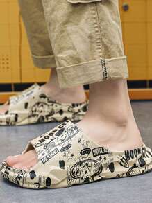 Dép xỏ ngón & dép nam - Màu Khaki - Xem 6