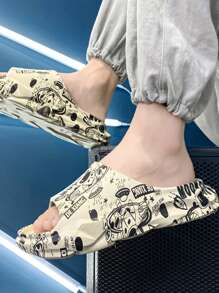 Dép xỏ ngón & dép nam - Màu Khaki - Xem 7