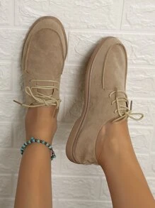 Giày bệt Nữ - Màu Khaki - Xem 1